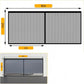 🔥SPECIALE AANBIEDING  50% KORTING🔥2-delige set insectenwerende garagedeurhor