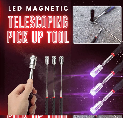 Telescopische Magneet met Lampje | Uitschuifbaar tot 69 cm(50% KORTING)🎉