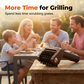 ✨🎉【50% Korting】🎉Elektrische BBQ Grillborstel | Turbo Motor & Dubbelzijdig✨