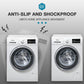 💥【LIMITED TIME 50% OFF】🔥 Trillingsdempende Voetjes voor Wasmachine | Rubber+TPU Dempt Geluid & Trillingen | Verhoogt tegen Vocht | Past op Meeste Apparaten & Meubels | 4 Stuks Grijs/Blauw