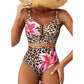 🌞🎉【Zomeraanbieding】Retro Hoogtaille Bikini Set | Met Metal Detail🎉