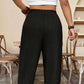 🎉【Aanbieding】👖✨Dames Losse Casual Broek | Elastische Taille | Relaxed Fit | Effen Kleuren | Polyester Mix | 1XL-5XL🧵
