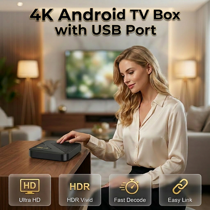 ⏳ FLASH SALE! ✨ Oude TV Wordt Slimme TV | 4K HD Weergave 🎬 | Gaming/Film/Surfen Alles-in-één | HALF PRICE 🎉