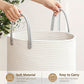 ✨🧺【50% Korting】Gevlochten Katoenen Mand 58L | Wasmand & Opbergmand