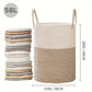 ✨🧺【50% Korting】Gevlochten Katoenen Mand 58L | Wasmand & Opbergmand