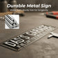 Retro Iron Plaque for Workshop or Man Cave