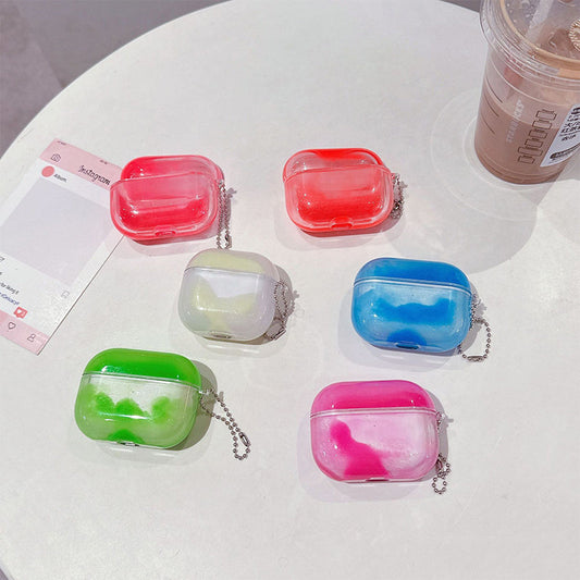 ❄️Zomerfresh 50% Korting! 🌌Glow-in-the-Dark Liquid Sand AirPods Case – Bescherming & Stijl voor AirPods 1/2/3/4 & Pro