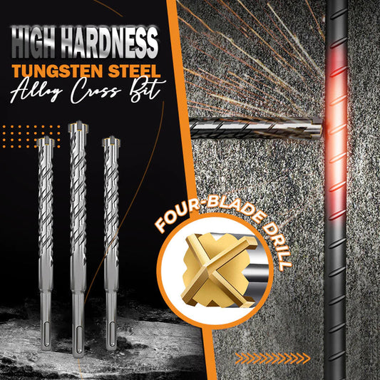 🎉⚒️【Aanbieding】🔩Kruisbit Slagboor Snelboren | Voor Beton, Staal & Hout🦾