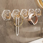 ✨【Aanbieding】 ✨🏠Zelfklevende L-Vorm Haken 5 stuks | Golfdesign | 3kg Draagkracht 🔩