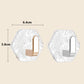 ✨【Aanbieding】 ✨🏠Zelfklevende L-Vorm Haken 5 stuks | Golfdesign | 3kg Draagkracht 🔩