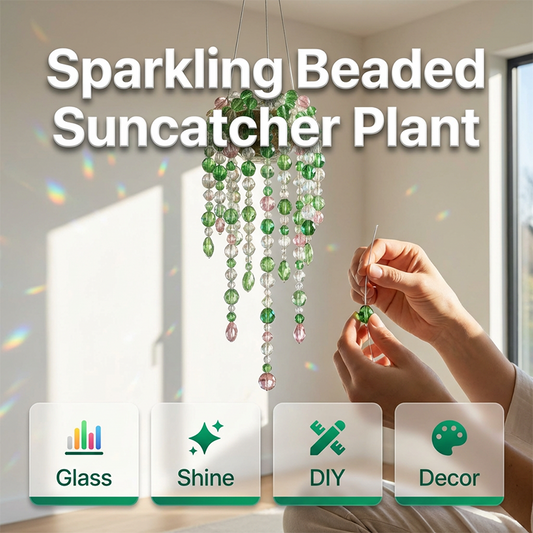 ✨🏡【Magie voor Thuis】🌈Praline Plant Sun Catcher | Voor Licht & Kleur✨