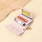 🔥【Aanbieding】🔥Mini Portemonnee met Sierketting | Lychee PU Leer | 5 Card Slots💳👛