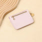 🔥【Aanbieding】🔥Mini Portemonnee met Sierketting | Lychee PU Leer | 5 Card Slots💳👛