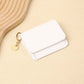 🔥【Aanbieding】🔥Mini Portemonnee met Sierketting | Lychee PU Leer | 5 Card Slots💳👛