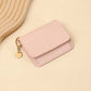 🔥【Aanbieding】🔥Mini Portemonnee met Sierketting | Lychee PU Leer | 5 Card Slots💳👛