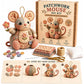 🎁2026 Nieuw binnen 50% KORTING💥【Aanbieding】DIY Patchwork Muis Naaiset | Compleet Met Stoffen & Vulmiddel