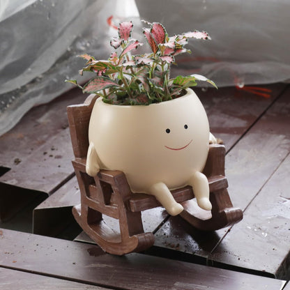 🔥KOOP ER 2 EN KRIJG 10% KORTING💝Bloempot met smiley