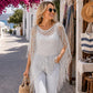 🏆 Laatste dag: speciale prijs € 19,99! 💐Zomerse metallic gehaakte strandjurk – Lichtgewicht, soepel vallend en moeiteloos stijlvol