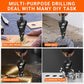 🎉【Aanbieding】✨⚒️HSS Spiraal Trapboren Set | 4-Snijkanten | Voor RVS & Metaal🚰