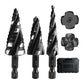 🎉【Aanbieding】✨⚒️HSS Spiraal Trapboren Set | 4-Snijkanten | Voor RVS & Metaal🚰