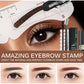 ✨【Aanbieding】✨Wenkbrauwstempel Set | 10 Sjablonen | Waterdicht & Veegvast🖌️🎨