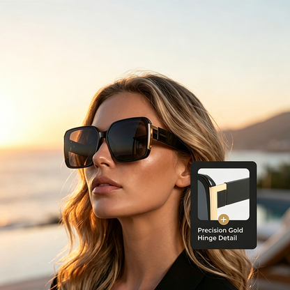 ✨🕶️【Aanbieding】🎉Retro Vierkante Zonnebril UV400 | Unisex | Lichtgewicht😎