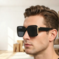 ✨🕶️【Aanbieding】🎉Retro Vierkante Zonnebril UV400 | Unisex | Lichtgewicht😎