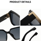 ✨🕶️【Aanbieding】🎉Retro Vierkante Zonnebril UV400 | Unisex | Lichtgewicht😎