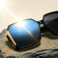 ✨🕶️【Aanbieding】🎉Retro Vierkante Zonnebril UV400 | Unisex | Lichtgewicht😎
