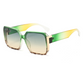 ✨🕶️【Aanbieding】🎉Retro Vierkante Zonnebril UV400 | Unisex | Lichtgewicht😎