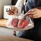 🔥【Aanbieding】🔥Elastische Voedselhoezen 100 Stuks | Stof- & Insectendicht | Transparant🍽️