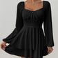 👗 50% OFF NOW! 🎀 Women's Sweetheart Neckline Skort Dress – Tiered Ruffles & Open Back – Playful & Elegant 🥂