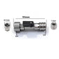 🎁【Aanbieding】🎁3/4" GHT naar 1/4" Snelkoppelingsadapter | Met Afsluitkraan | RVS🔧