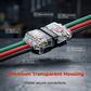 🎉⚡【Aanbieding】🎉Quick Wire Connector | Gereedschapsloos | Brandvertragend PC | Koperen Contacten🔧