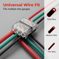 🎉⚡【Aanbieding】🎉Quick Wire Connector | Gereedschapsloos | Brandvertragend PC | Koperen Contacten🔧
