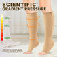❄️Zomerfresh 50% Korting!🔥Kniehoge Compressiekousen met Rits – Ademend Sport Steunkousen voor Hardlopen, Reizen, Werk & Lang Staan