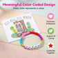 ✨Tijdelijke Korting!✨🎒 IJsbreker Armbandjes voor in de Klas | Kleurcodes met Betekenis | Perfect Welkomstcadeau🌈🎁