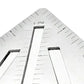 🎉【Aanbieding】📐🔧Hoekmeter voor Markeren van Vierkante Buizen | Saddle Square Design | 45°/22,5° Groeven | 13/25 cm💪 📏