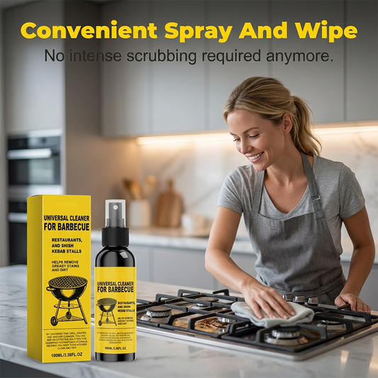 💥【LIMITED TIME 50% OFF】🔥 Krachtige Universele Barbecue-Reiniger | Actief Schuim | Diepe Penetratie | Voor Grills/Ovens/Magnetrons | 100ml