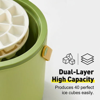 ✨🎉【Aanbieding】🧊☀️Draagbare Koelemmer met 48 Uur Koelvermogen | Full-Wrap Chill Technologie | Dubbellaags IJsblokjesbakje | ABS❄️