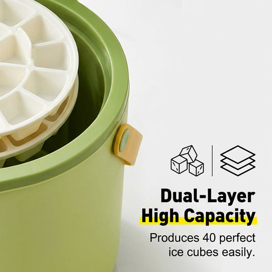 ✨🎉【Aanbieding】🧊☀️Draagbare Koelemmer met 48 Uur Koelvermogen | Full-Wrap Chill Technologie | Dubbellaags IJsblokjesbakje | ABS❄️