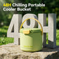 ✨🎉【Aanbieding】🧊☀️Draagbare Koelemmer met 48 Uur Koelvermogen | Full-Wrap Chill Technologie | Dubbellaags IJsblokjesbakje | ABS❄️