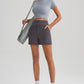 🎉Tijdelijke Korting! 🏋️‍♀️✨Sport- & Casual Short voor Dames | Elastisch & Ademend | Handige Zijzakken | Minimalistisch Design🌈🌬️