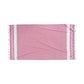 Quick-Dry Striped Turkish Beach Towel with Tassels