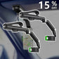 💥【LIMITED TIME 50% OFF】🔥 Autotelefoonhouder | Powergripper met Sterke Veer | 360° Rotatie | Anti-shake & Antislip | Grijs/Groen
