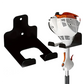 💥【LIMITED TIME 50% OFF】🔥 Wandmontage Grastrimmer Opbergrek | Hoog Draagvermogen Roestbestendig Metaal | Antislip Fixatie | Ruimtebesparend | Zwart/Oranje