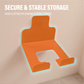 💥【LIMITED TIME 50% OFF】🔥 Wandmontage Grastrimmer Opbergrek | Hoog Draagvermogen Roestbestendig Metaal | Antislip Fixatie | Ruimtebesparend | Zwart/Oranje