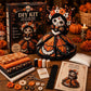 💥【LIMITED TIME 50% OFF】🔥 Spooky Craft Skeletbruid DIY Set | Inclusief Stof/Kant/Vulling | Rijke Details | Woondecoratie