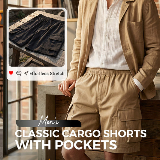 ⏳ FLASH SALE! ✨ Casual Cargoshorts | Diepe Zakken voor Telefoon/Portemonnee 📱 | Ademend & Comfortabel | HALF PRICE 🎉