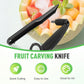 💥【LIMITED TIME 50% OFF】🔥 Fruit & Groente Snijset | Spiraalmes + V-vorm Mes | 3mm RVS | Ergonomische Antislip Grip | Decoratie Gereedschap